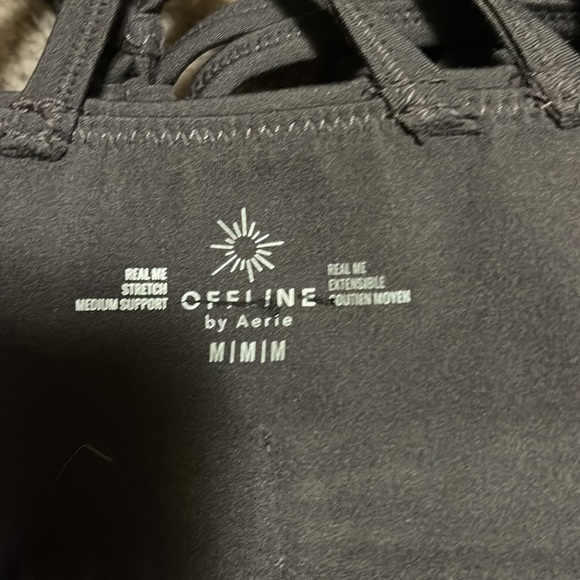 Aerie OFFLINE Real Me Stretch Macrame Sports Bra size medium - Picture 9 of 10